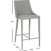 image:imageSafavieh Home Collection Summerset Buttercream Counter Stool Set of 2 Natural HempGrey Linen