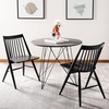 image:imageSafavieh Home Collection Wren Natural 19inch Spindle Dining Chair Set of 2Black