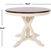 image:imageSafavieh Home Shay White and Natural 5piece Dining SetWhiteNatural Acacia