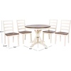 image:imageSafavieh Home Shay White and Natural 5piece Dining SetWhiteNatural Acacia