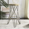 image:imageSafavieh Lorna Bar Stool BeigeGoldBeige  Gold