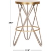 image:imageSafavieh Lorna Counter Bar Stool BlackGoldBeige  Gold