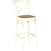image:imageSafavieh American Homes Collection Franklin Ivory 307inch Bar StoolIvory