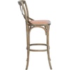 image:imageSafavieh American Homes Collection Franklin Ivory 307inch Bar StoolWeatheredGrey