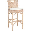 image:imageSafavieh Home Collection Fremont Natural BarstoolWhiteWhite Washed