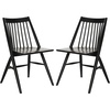 image:imageSafavieh Home Collection Wren Natural 19inch Spindle Dining Chair Set of 2Black