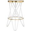image:imageSafavieh Lorna Counter Bar Stool BlackGoldWhite  Gold