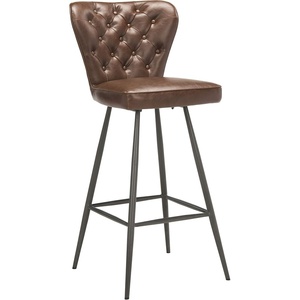 image:imageSafavieh Aster Bar Stool Burgundy and BlackBurgundy