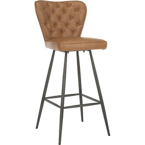 image:imageSafavieh Aster Bar Stool Burgundy and BlackCamel
