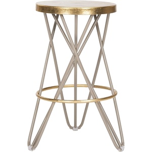 image:imageSafavieh Lorna Counter Bar Stool BlackGoldBeige  Gold