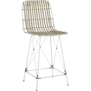 image:imageSafavieh Minerva Counter Stool BrownBlackWhite  White
