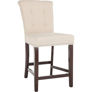 image:imageSafavieh Taylor Counter Stool BrownEspressoBeige  Espresso