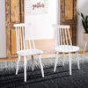 image:imageSAFAVIEH Furniture  Burris Side Chair Set of 2  White Washed  Solid Wood  Modern CleanLine Design  Ideal for Dining Room Kitchen Living Room 177 Seat Height AMH8511PSET2White