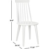 image:imageSAFAVIEH Furniture  Burris Side Chair Set of 2  White Washed  Solid Wood  Modern CleanLine Design  Ideal for Dining Room Kitchen Living Room 177 Seat Height AMH8511PSET2White