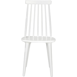 image:imageSAFAVIEH Furniture  Burris Side Chair Set of 2  White Washed  Solid Wood  Modern CleanLine Design  Ideal for Dining Room Kitchen Living Room 177 Seat Height AMH8511PSET2White