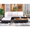 image:imageSAFAVIEH Allison Corner PAT7733 Living Set 72 W x 26 D x 26 H GreyLight Grey