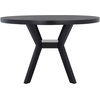image:imageSAFAVIEH Couture Collection Luis Medium Oak Round Dining TableBlack