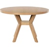 image:imageSAFAVIEH Couture Collection Luis Medium Oak Round Dining TableNatural