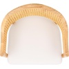 image:imageSAFAVIEH Couture Collection Rogue WalnutNatural Rattan Dining Chair Fully AssembledNatural