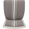 image:imageSAFAVIEH Home Collection Buchanan French Brasserie Linen Side ChairGrey  Beige