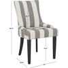image:imageSafavieh Mercer Collection Lester NavyEspresso Set of 2 Dining ChairGreyBone