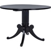 image:imageSAFAVIEH Furniture  Forest Drop Leaf Dining Table  Antique White  Solid Wood  Farmhouse Drop Leaf Design  Seats 4  Ideal for Dining Room Kitchen 433W x 433D Open DTB1000ABlack