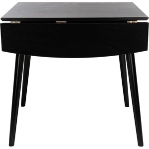 image:imageSAFAVIEH Home Collection Kaylee Matte Black Drop Leaf Dining Room Table DTB1403AMatte Black
