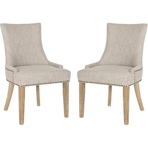image:imageSafavieh Mercer Collection Lester NavyEspresso Set of 2 Dining ChairBirch