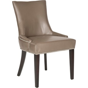 image:imageSafavieh Mercer Collection Lester NavyEspresso Set of 2 Dining ChairClay