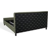 image:imageSAFAVIEH Couture Collection  Finney Sage Green Upholstered King Bed Modern Minimalist Design No Box Spring Needed SFV4872CKSage Green