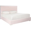 image:imageSAFAVIEH Couture Collection Chester Misty Rose Tufted Velvet King Size Bed