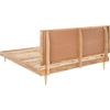 image:imageSAFAVIEH Couture Home Collection Leni Natural WoodGold Inlayed Cement King BedCementNatural