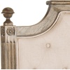 image:imageSAFAVIEH Furniture  Rustic Queen Headboard  Beige amp Rustic Oak  Solid Wood  Farmhouse Upholstered Design  Ideal for Bedroom FOX6241DQBeige