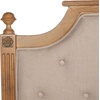 image:imageSAFAVIEH Furniture  Rustic Queen Headboard  Beige amp Rustic Oak  Solid Wood  Farmhouse Upholstered Design  Ideal for Bedroom FOX6241DQTaupe  Rustic Oak