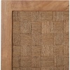 image:imageSAFAVIEH Home Collection Halvor Rattan Queen Size Headboard Black Frame amp Natural BrownNatural