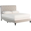 image:imageSAFAVIEH Home Collection Hathaway Taupe amp Rustic Oak Bed QueenLight Grey