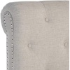 image:imageSAFAVIEH Home Collection Hathaway Taupe amp Rustic Oak Bed QueenTaupe