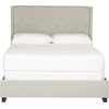 image:imageSAFAVIEH Home Collection Winslet Light Grey amp Espresso Bed FullLight Grey