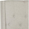 image:imageSAFAVIEH Home Collection Winslet Light Grey amp Espresso Bed FullLight Grey