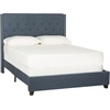 image:imageSAFAVIEH Home Collection Winslet Light Grey amp Espresso Bed FullNavy