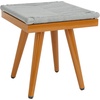 image:imageSAFAVIEH Outdoor Collection Romlin GreyGreyNatural Solid Wood Dining SetGreyWhite