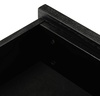 image:imageSafavieh Couture Adeline Dark Chocolate 1drawer Storage NightstandBlack