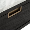 image:imageSafavieh Couture Adeline Dark Chocolate 1drawer Storage NightstandBlack