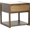 image:imageSafavieh Couture Adeline Dark Chocolate 1drawer Storage NightstandDark Chocolate