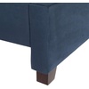 image:imageSafavieh Home Beckham Contemporary Light Grey Velvet Bed FullNavy