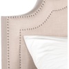 image:imageSafavieh Home Collection Theron Light Grey Queen Sized Bed GrayEspressoLight Beige
