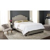 image:imageSafavieh Home Collection Theron Light Grey Queen Sized Bed GrayEspressoLight Grey