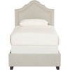 image:imageSafavieh Home Collection Theron Light Grey Queen Sized Bed GrayEspressoLight Grey