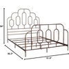 image:imageSafavieh Home Paloma Retro Black Bed FullAntique Bronze