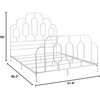 image:imageSafavieh Home Paloma Retro Black Bed FullWhite